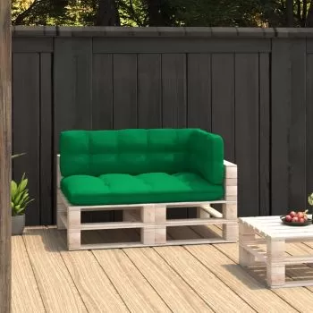  Perne de paleți, 3 buc, verde, material textil