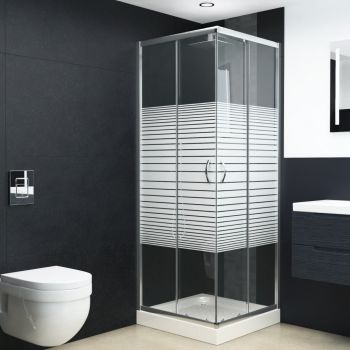 Cabină de duș, 90x70x180 cm, sticlă securizată