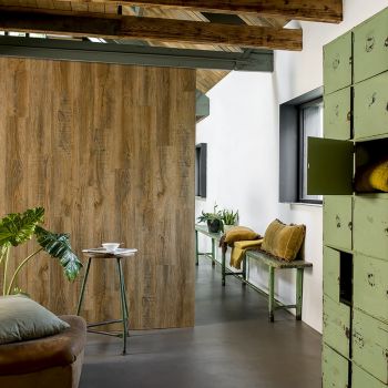 Panouri de perete aspect lemn, maro vintage, stejar reciclat