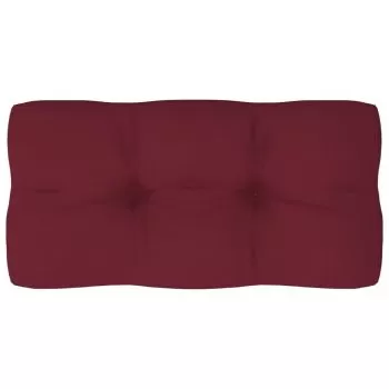 Perna canapea din paleti, bordo, 80 x 40 x 10 cm