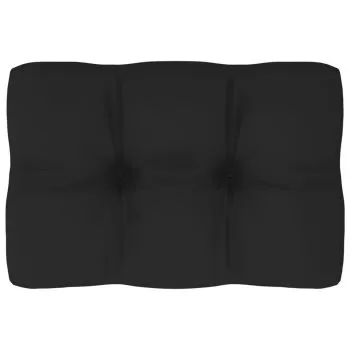 Perna pentru canapea din paleti, negru, 60 x 40 x 10 cm