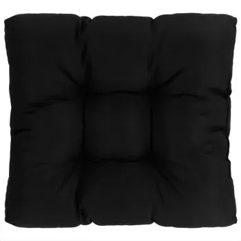 Perna scaun de gradina, negru, 50 x 50 x 12 cm
