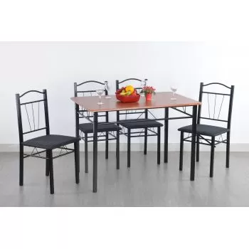 Set masa Renata cu 4 scaune, fag, 110x70x74 cm, UnicSpot