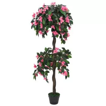 Planta artificiala Rododendron cu ghiveci, roz