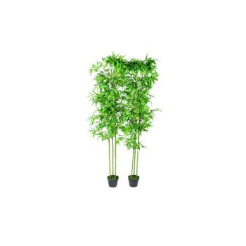 Set 2 Plante Bambus Artificiale Decorațiune Casă 190 cm
