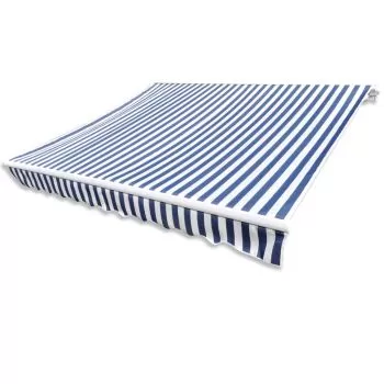 Panza copertina albastru & alb 6 x 3 m (cadrul nu este inclus), albastru si alb, 600 x 300 cm