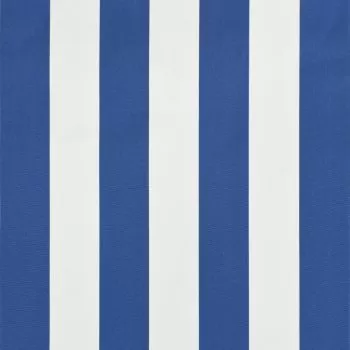 Copertina retractabila, albastru si alb, 350 x 150 cm