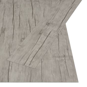 Plăci autoadezive pardoseală stejar decolorat PVC 4.46 m² 3 mm