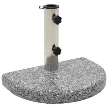  Suport umbrelă de soare, gri, granit, 10 kg, curbat