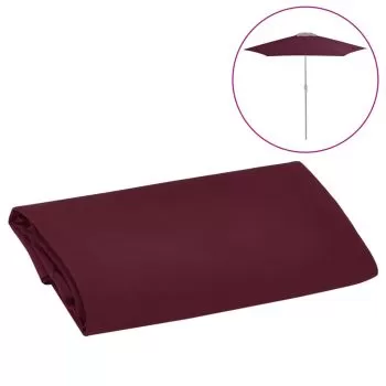 Panza de schimb umbrela de soare de exterior rosu bordo 300 cm, rosu bordo, 300 cm