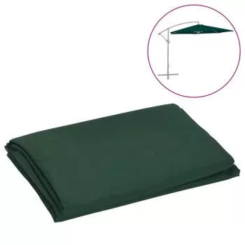 Panza de schimb umbrela de soare, verde, 300 cm