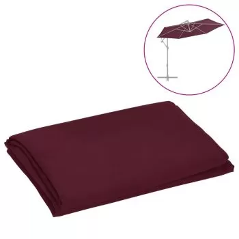Panza de schimb umbrela de soare consola, rosu bordo, 300 cm