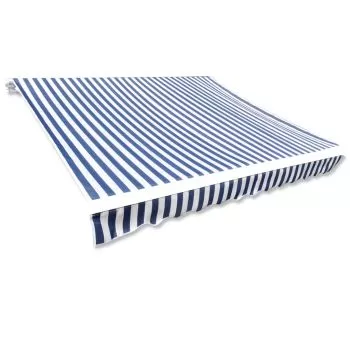 Panza copertina albastru & alb 6 x 3 m (cadrul nu este inclus), albastru si alb, 600 x 300 cm
