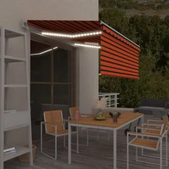 Copertina automat stor senzor vant LED portocaliu&maro 3, portocaliu si maro, 3.5 x 2.5 m