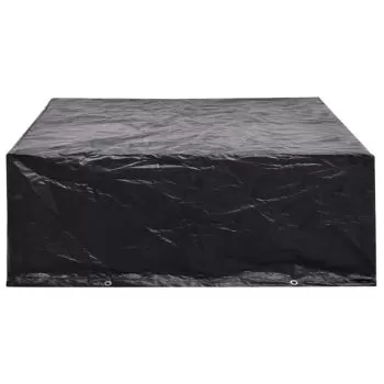Husa mobilier de gradina, negru, 250 x 210 x 90 cm
