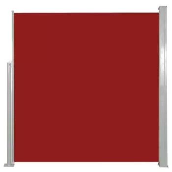 Copertina laterala retractabila, rosu, 140 x 300 cm