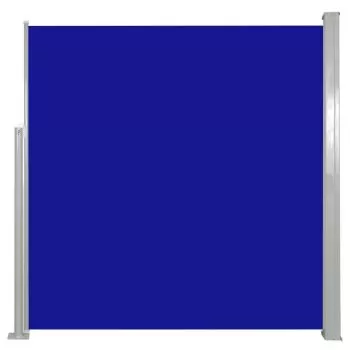 Copertina laterala retractabila, albastru, 140 x 300 cm