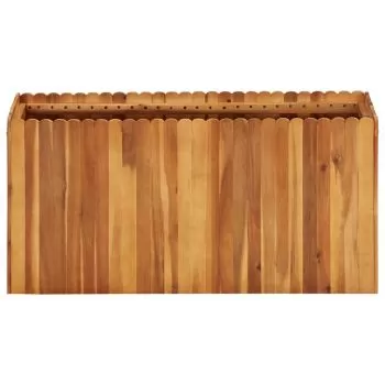 Strat înălțat de grădină, 100x30x50 cm, lemn masiv de acacia