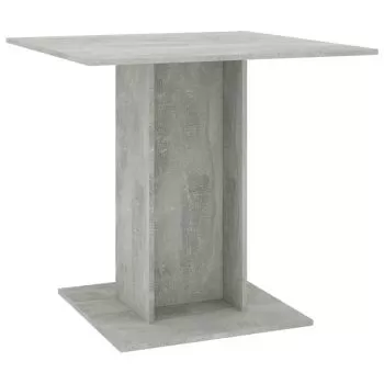 Masa de bucatarie, gri beton, 80 x 75 cm