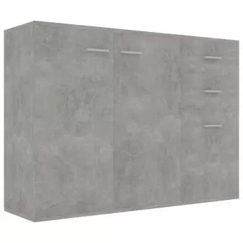 Servanta, gri beton, 105 x 30 x 75 cm
