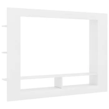 Comoda TV, alb, 152 x 22 x 113 cm