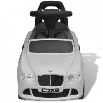 Masina pentru copii fara pedale Bentley Alb, alb