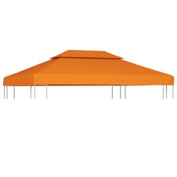 Copertina rezerva acoperis pavilion portocaliu 3x4 m 310 g/m², portocaliu, 3 x 4 m
