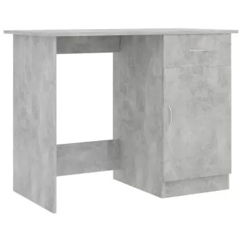 Birou, gri beton, 100 x 50 x