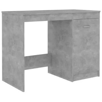 Birou, gri beton, 100 x 50 x 76 cm
