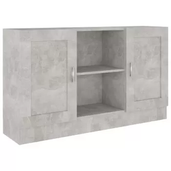 Servanta, gri beton, 120 x 30.5 x 70 cm