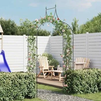  Arcadă de grădină plante cățărătoare vârf ascuţit verde închis 
