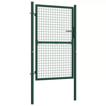 Poarta de gard, verde, 100 x 200 cm