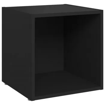 Comoda TV, negru, 37 x 35 x 37 cm