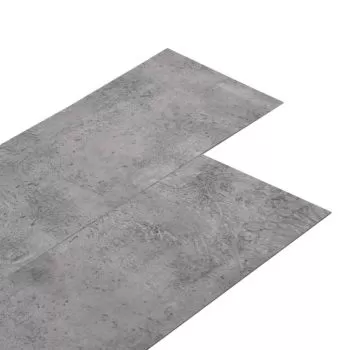 Placi pardoseala autoadezive, maro ciment, 4.46 m²