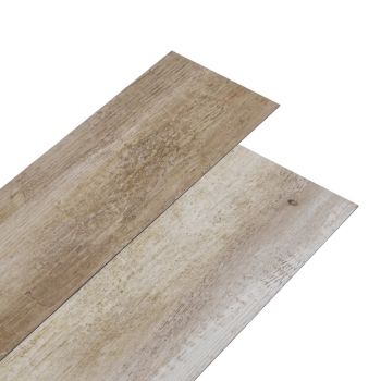 Placi pardoseala autoadezive lemn decolorat 5.02 m² PVC 2 mm, lemn decolorat, 5.02 m²