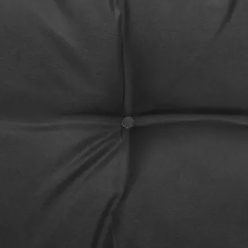 Canapele de mijloc gradina perne antracit 2 buc. lemn de pin, negru