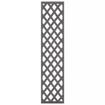 Gard spalier de gradina, gri, 40 x 170 cm