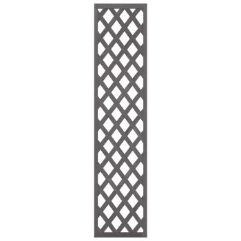 Gard spalier de grădină, gri, 40x170 cm, WPC
