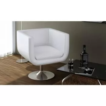 Set 2 bucati scaune de bar, alb, 63 x 59 x 80 cm