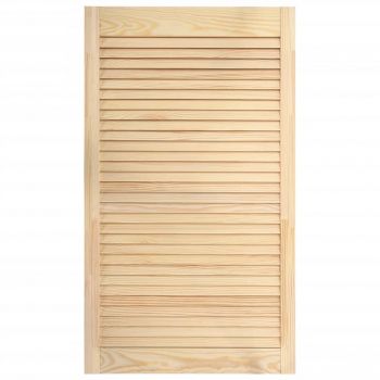 Ușă lamelară, 99,3x49,4 cm, lemn masiv de pin