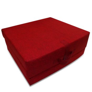 Saltea din spumă, pliabilă, 190 x 70 x 9 cm roșu