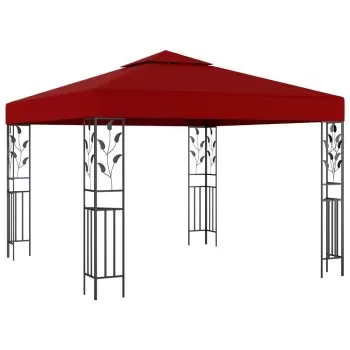  Pavilion, roșu vin, 3 x 3 m