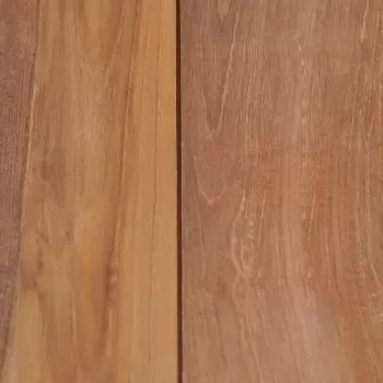 Masa din lemn masiv de tec cu finisaj natural, maro, 180 x 90 x 76 cm