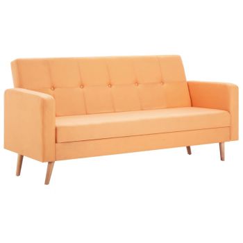Canapea, portocaliu, material textil