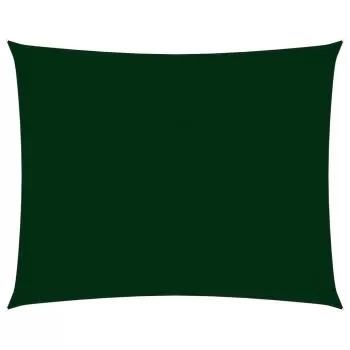 Parasolar verde inchis 2x3.5 m tesatura oxford dreptunghiular, verde inchis, 2 x 3.5 m