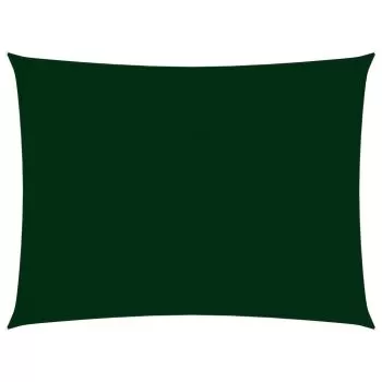 Parasolar verde inchis 2x4.5 m tesatura oxford dreptunghiular, verde inchis, 2 x 4.5 m