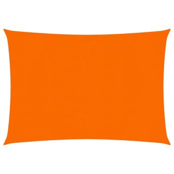 Parasolar, portocaliu, 4x6 m, țesătură oxford, dreptunghiular