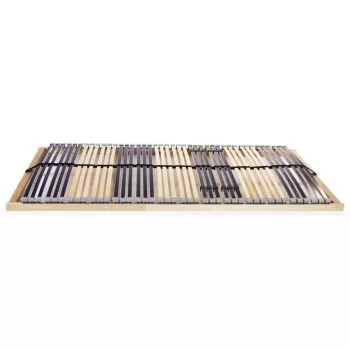 Somiera/Bază de pat cu șipci, 42 șipci, 7 zone, 100 x 200 cm