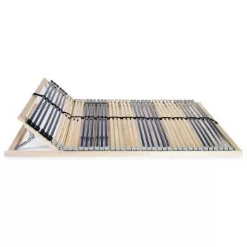 Somiera/Bază de pat cu șipci, 42 șipci, 7 zone, 140 x 200 cm