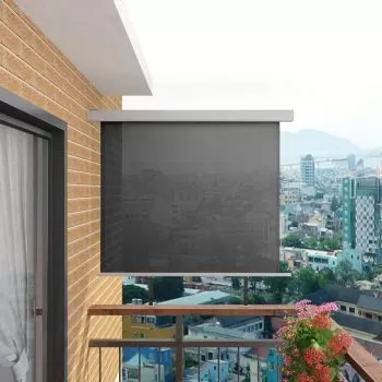 Copertina laterala multifunctionala balcon, gri, 150 x 200 cm